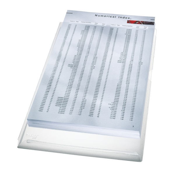 Sichthülle A4 Maxi PVC-Weichfolie für 200 Blatt farblos , Inhalt: 5 Stück/Pack