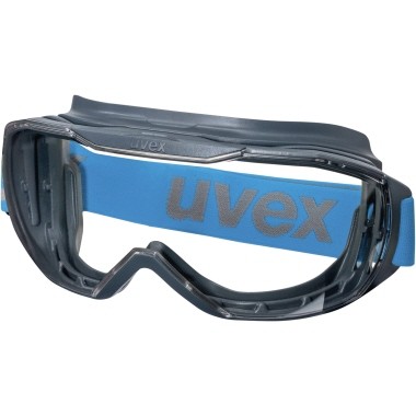 Schutzbrille uvex megasonic farblos Farbe des Gestells: anthrazit/blau