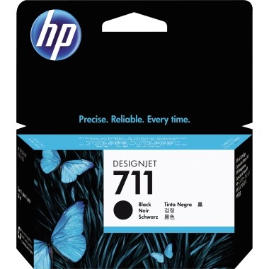 HP Tintenpatrone 711 schwarz für HP T 520 / 38ML
