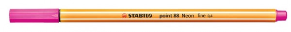 Faserschreiber Stabilo Point 88 neonpink Nr.56 Fineliner Strichstärke: 0,4 mm