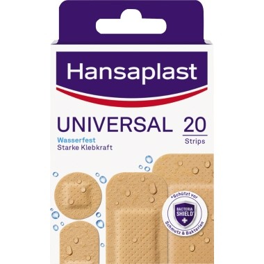 Pflasterstrip Hansaplast Universal 20 St./Pack wasserdicht
