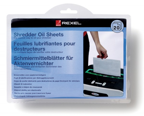 Ölblätter für Rexel Aktenvernichter 20 St./Pack In Format DIN A5
