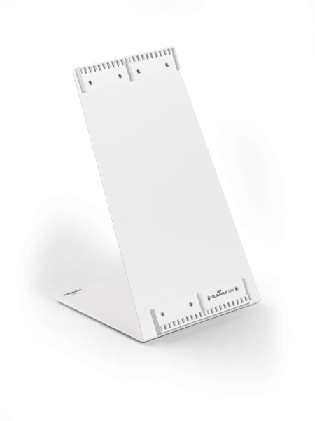 Tischständer Module DURABLE A4 L-Form Metall grau für 20 Sichttafeln