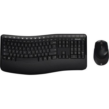 Tastatur-Maus-Set kabellos Microsoft Desktop 5050 schwarz