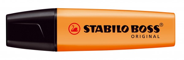 Textmarker STABILO BOSS ORIGINAL orange Nr.54 Keilspitze Strichstärke: 2-5 mm