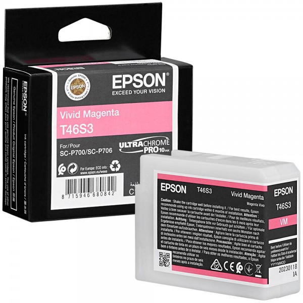 Epson Tintenpatrone T46S3 magenta Inhalt 25ml