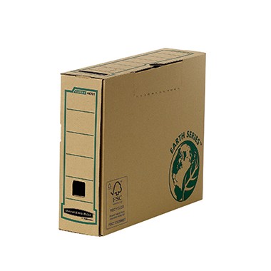 Archivschachtel Earth Bankers Box® braun Maße: 8 x 25 x 31,5 cm (B x H x T)