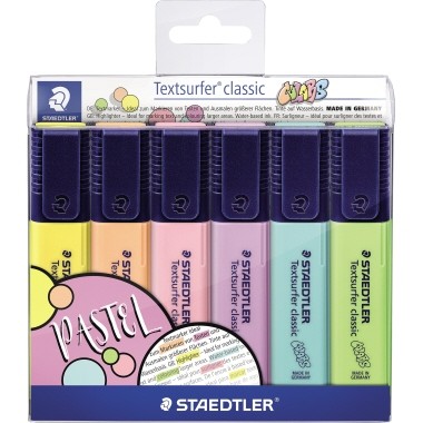 Textmarker Staedtler Textsufer classic color 364 6 St./Pack.
