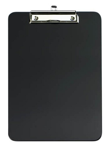 Klemmbrett A4 Kunststoff schwarz mit Öse zum Aufhängen, Wedo