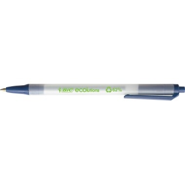 Kugelschreiber BIC ECOlution Clic Stic blau Strichstärke: 0,4 mm
