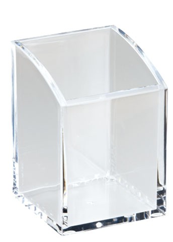 Stifteköcher MAUL Acryl viereckig glasklar Maße: 7 x 10,4 x 7 cm (B x H x T)