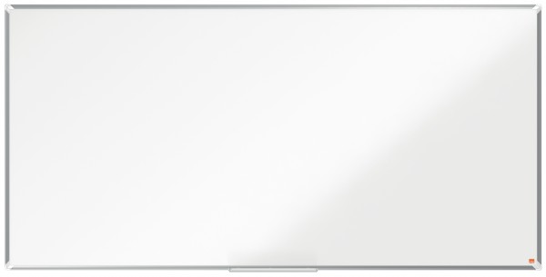 Whiteboard 200x100cm Nobo Premium Plus weiß emailliert ,magnethaftend,mit Ablageschale