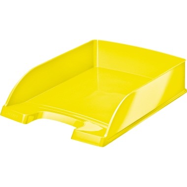 Ablagekorb A4 Leitz WOW Plus gelb Format: 255 x 70 x 360 mm
