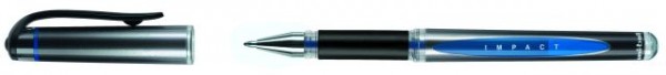 Gelroller uni-ball GEL IMPACT UM-153S blau Strichstärke: 0,6 mm, Kappenmodell