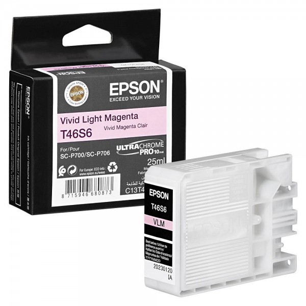 Epson Tintenpatrone T46S6 light magenta Inhalt 25ml