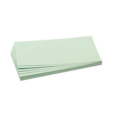 Moderationskarte Rechteck 20,5x9,5cm BxH hellgrün 500 St./Pack