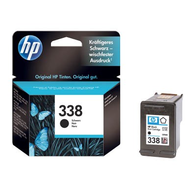 HP Tintenpatrone 338 schwarz Druckseiten ca. 480 Seiten , Inhalt 11 ml
