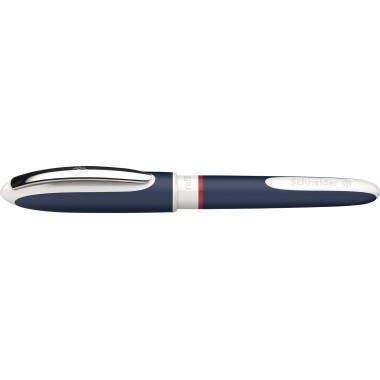 Tintenroller One Change 0,6 mm rot Kappenmodell , Farbe des Schaftes: tiefblau-weiß