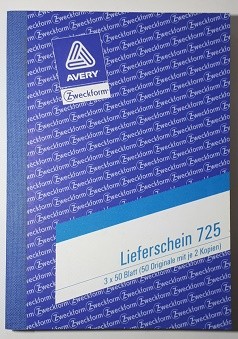 Zweckform Lieferschein A6 3x 50 Blatt **Restposten, begrenzte Menge**