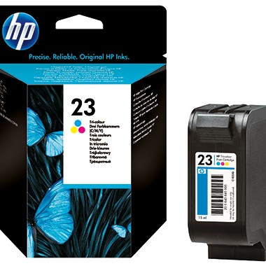HP Tintenpatrone 23 color cyan/magenta/gelb Druckseiten ca. 620 Seiten , Gr. 928