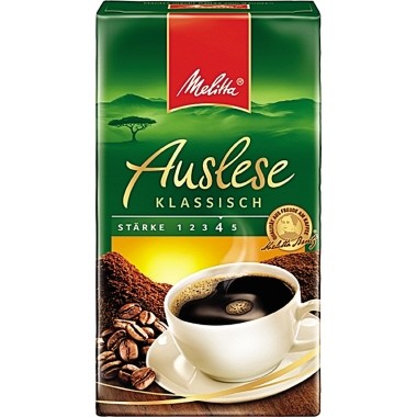 Kaffee Melitta Auslese gemahlen 500 g/Pack Intensität: 4