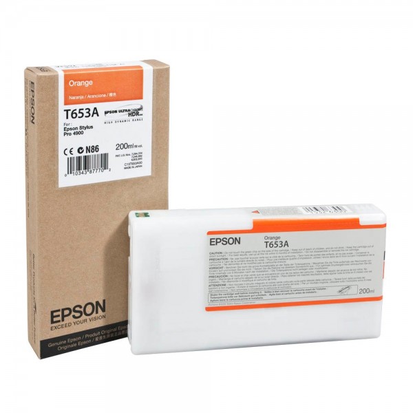 Epson Tintenpatrone T653A orange Füllmenge (ca.): 200,0 ml