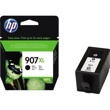 HP Tintenpatrone 907XL schwarz Druckseiten: ca. 1.500 Seiten, Inhalt: 37 ml