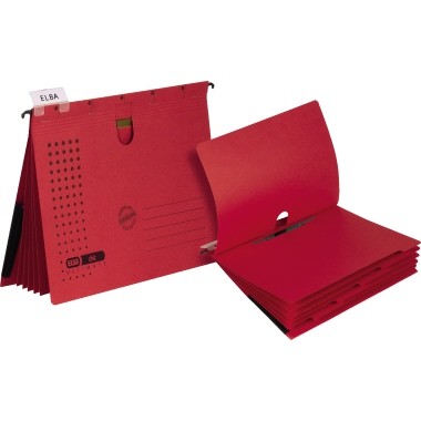 Personalhefter Elba chic Ultimate rot 5 St./Pack Hefter mit 5 farbigen Trennblättern und