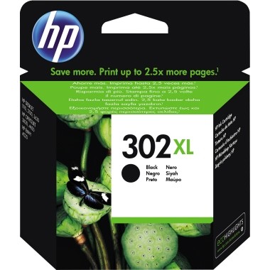HP Tintenpatrone 302XL schwarz Inhalt 8,5ml max. 480 Druckseiten