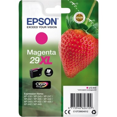Epson Tintenpatrone 29XL magenta Druckseiten: ca. 450 Seiten , Inhalt: 6,4 ml