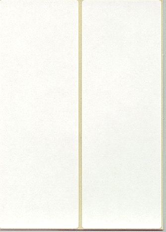 Frankieretikett 138x48mm doppelt weiß 500 St./Pack