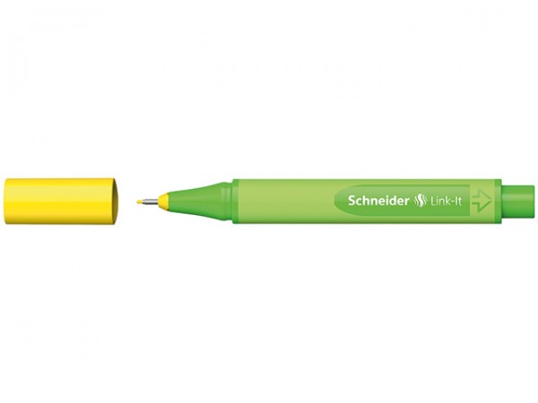 Fineliner Link-It 04 golden-yellow 10 St./Pack Schreibspitze, 0,4 mm Farbe Schaft: hellgrün