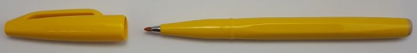 Pentel Sign Pen S520-A 2mm gelb **Restposten,begrenzte Menge**