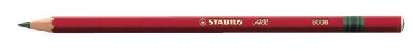 Bleistift Stabilo ALL Graphitstift Härte 2B Stärke der Mine: 3,0 mm, Schaft lackiert