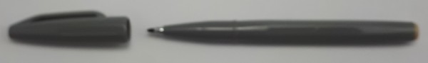 Pentel Sign Pen S520-A 2mm grau **Restposten,begrenzte Menge**