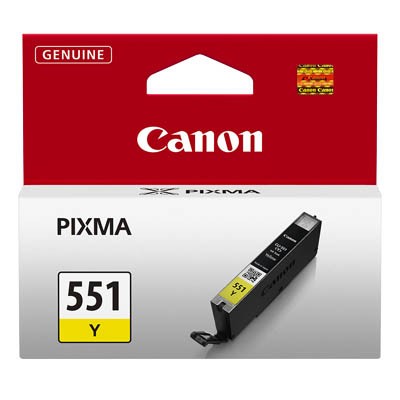 Canon Tintenpatrone CLI551Y gelb Druckseiten: ca. 332 Seiten