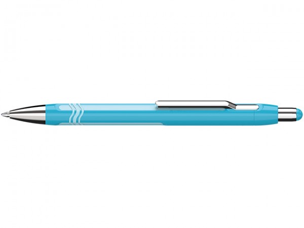 Kugelschreiber Epsilon Gehäuse blau Strichstärke 0,7 mm , Schreibfarbe blau