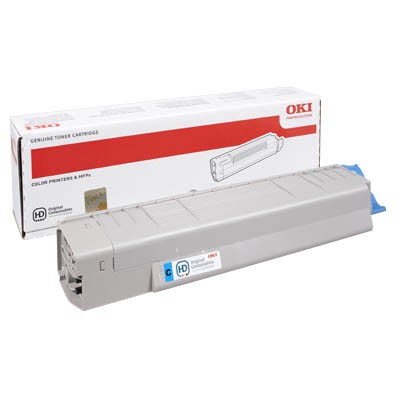 OKI Toner 44643003 cyan Druckleistung ca. 7.300 Seiten