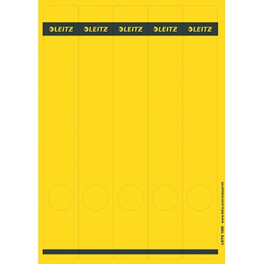 Rüschi f. 1050 schmal/lang gelb 125 St./Pack Maße: 39 x 285 mm (B x H),selbstklebend