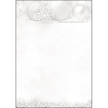 Designpapier A4 90g/m² Winter Sparkle 100 Bl./Pack , Weihnachtspapier