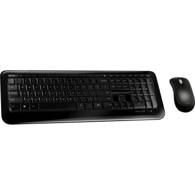 Tastatur-Maus-Set Microsoft Wireless Desktop 850 QWERTZ ,schwarz