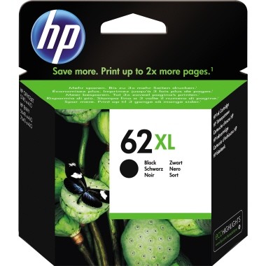 HP Tintenpatrone 62XL schwarz Druckseiten ca. 600 Seiten