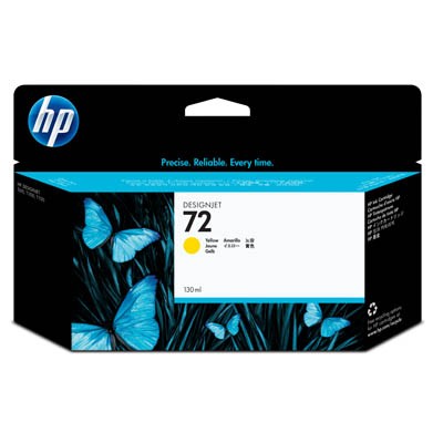 HP Tintenpatrone 72 gelb Inhalt: 130 ml