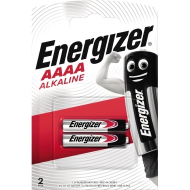 Batterie Mini AAAA Energizer E96 1,5 V Alkaline Alkali-Mangan, Piccolo , 2 St./Pack