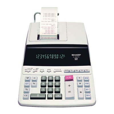 Tischrechner SHARP EL-2607V 12-stellig Netzbetrieb, EL2607V