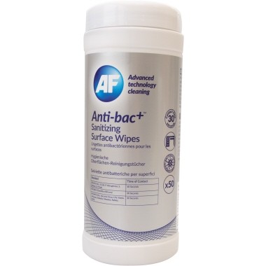 Reinigungstücher AF Anti-bac+ feucht Tücher 50 St./Pack
