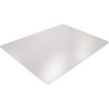 Bodenschutzmatte 115x134cm Form O transparent Cleartex, Vinyl 2,2mm Stärke, für weiche Böden