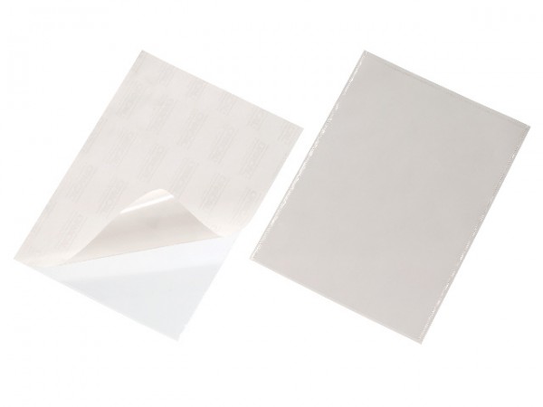Pocketfix A4 210x297mm Selbstklebetasche transparent , oben offen , 3 Stück/Beutel