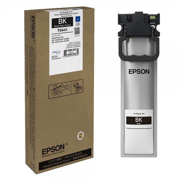 Epson Tintenpatrone T9441L schwarz Druckleistung ca. 3000 Seiten ,Inhalt 35,7 ml