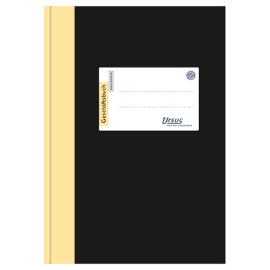 Geschäftsbuch A4 80 g/m² kariert 96 Blatt Einband schwarz